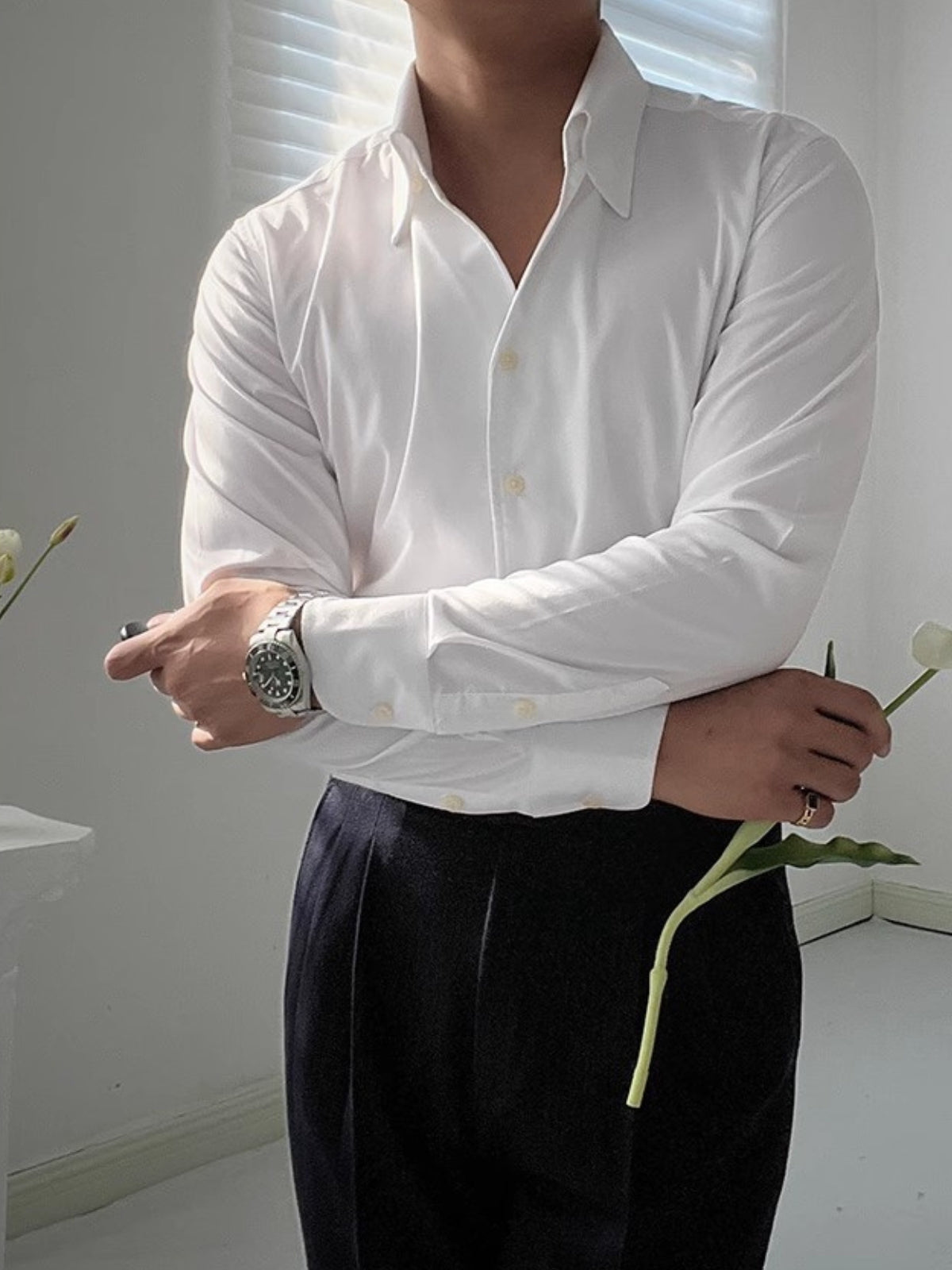 Camisa de alfaiataria premium