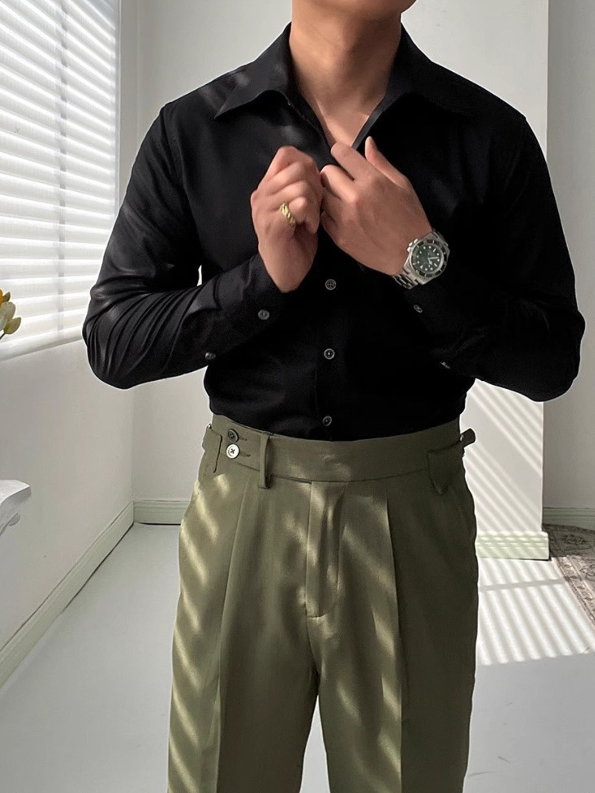 Camisa de alfaiataria premium