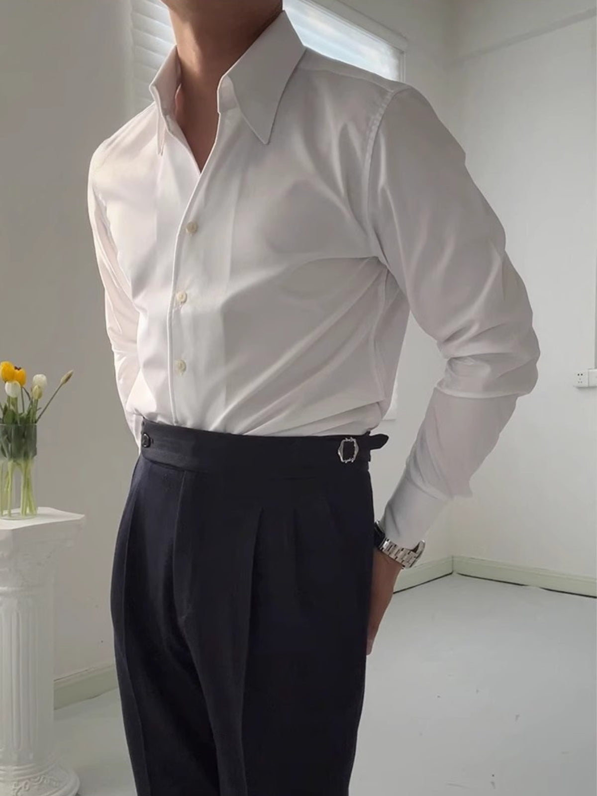 Camisa de alfaiataria premium