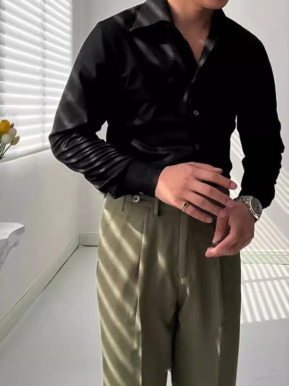 Camisa de alfaiataria premium