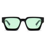 SHAUNA Ins – lunettes de soleil carrées populaires pour femmes et hommes, nuances teintes rétro UV400