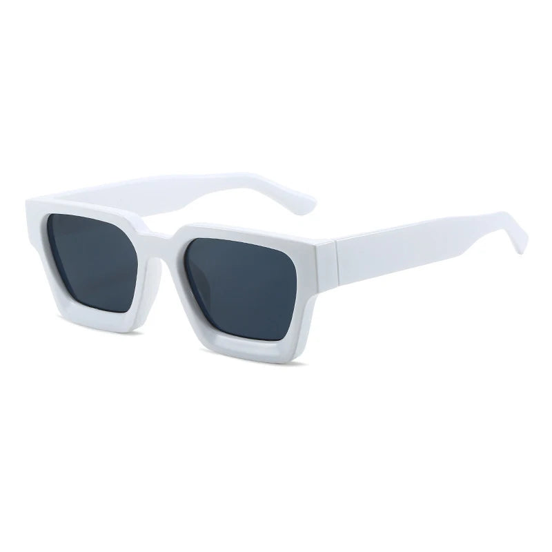 SHAUNA Ins – lunettes de soleil carrées populaires pour femmes et hommes, nuances teintes rétro UV400