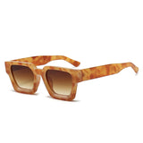 SHAUNA Ins – lunettes de soleil carrées populaires pour femmes et hommes, nuances teintes rétro UV400