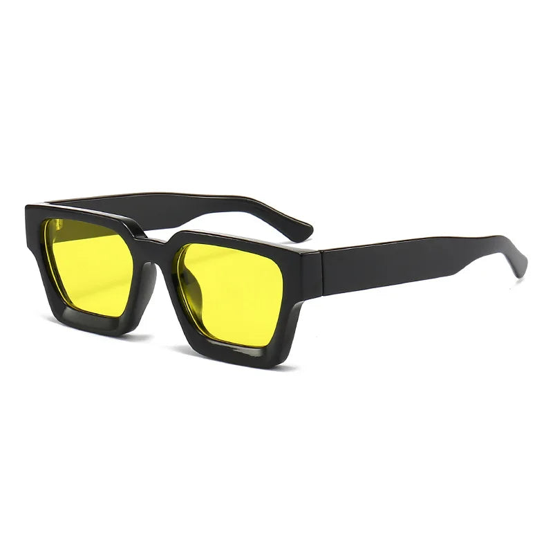 SHAUNA Ins – lunettes de soleil carrées populaires pour femmes et hommes, nuances teintes rétro UV400