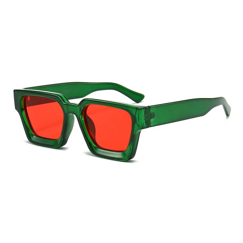 SHAUNA Ins – lunettes de soleil carrées populaires pour femmes et hommes, nuances teintes rétro UV400