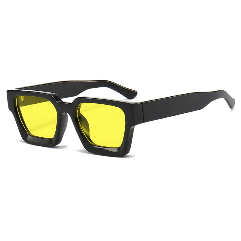SHAUNA Ins – lunettes de soleil carrées populaires pour femmes et hommes, nuances teintes rétro UV400