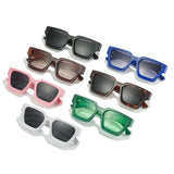 SHAUNA Ins – lunettes de soleil carrées populaires pour femmes et hommes, nuances teintes rétro UV400