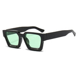 SHAUNA Ins – lunettes de soleil carrées populaires pour femmes et hommes, nuances teintes rétro UV400