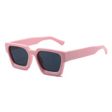 SHAUNA Ins – lunettes de soleil carrées populaires pour femmes et hommes, nuances teintes rétro UV400
