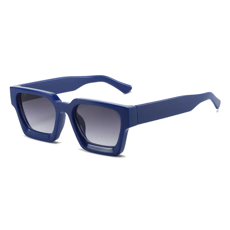 SHAUNA Ins – lunettes de soleil carrées populaires pour femmes et hommes, nuances teintes rétro UV400