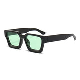 SHAUNA Ins – lunettes de soleil carrées populaires pour femmes et hommes, nuances teintes rétro UV400