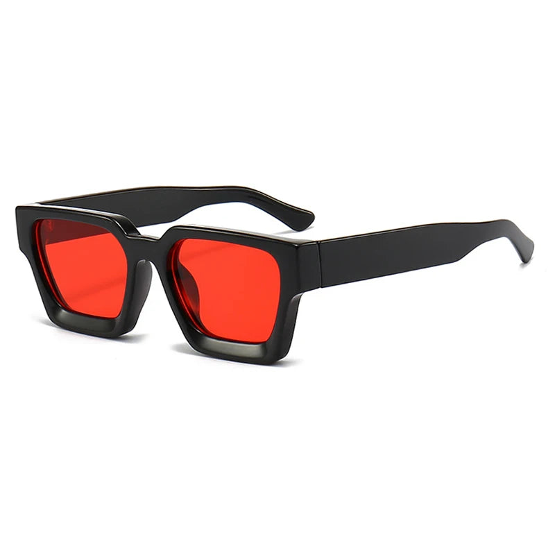 SHAUNA Ins – lunettes de soleil carrées populaires pour femmes et hommes, nuances teintes rétro UV400