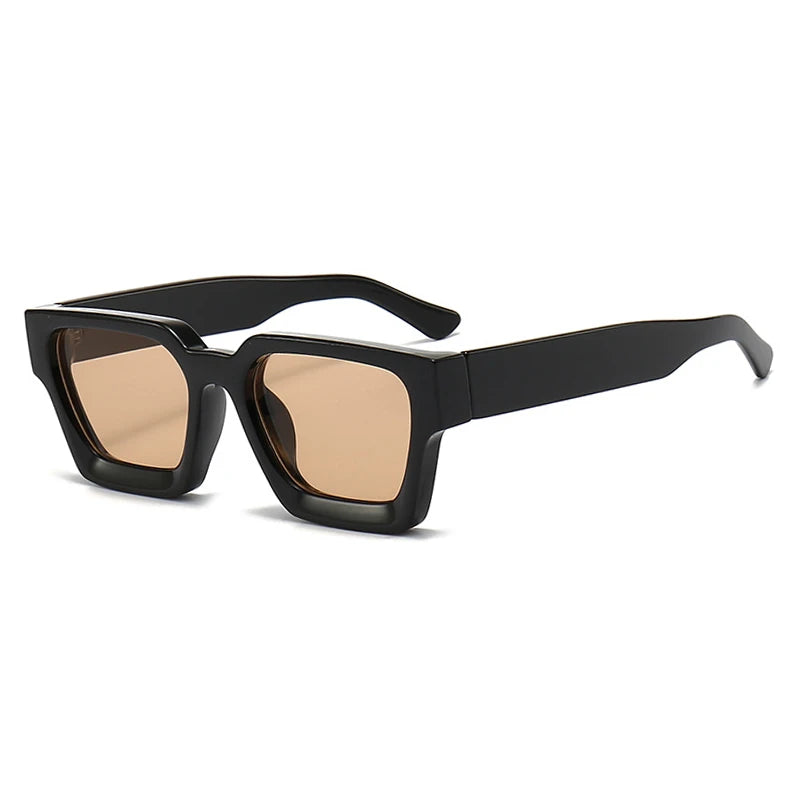 SHAUNA Ins – lunettes de soleil carrées populaires pour femmes et hommes, nuances teintes rétro UV400