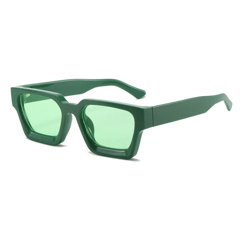 SHAUNA Ins – lunettes de soleil carrées populaires pour femmes et hommes, nuances teintes rétro UV400