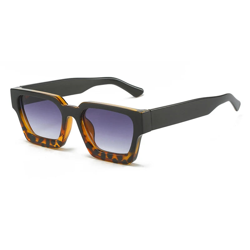 SHAUNA Ins – lunettes de soleil carrées populaires pour femmes et hommes, nuances teintes rétro UV400