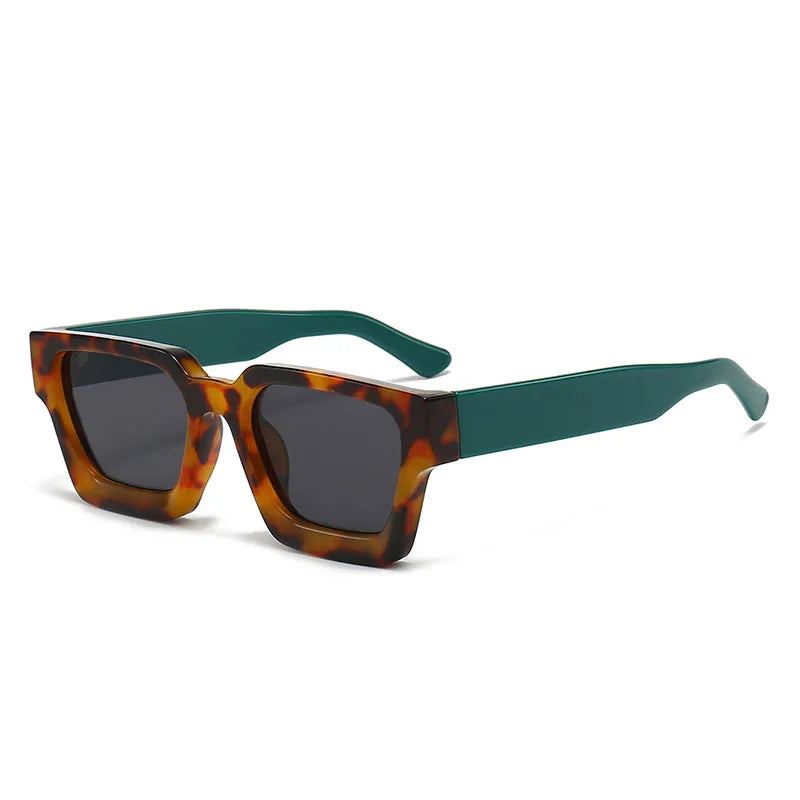 SHAUNA Ins – lunettes de soleil carrées populaires pour femmes et hommes, nuances teintes rétro UV400