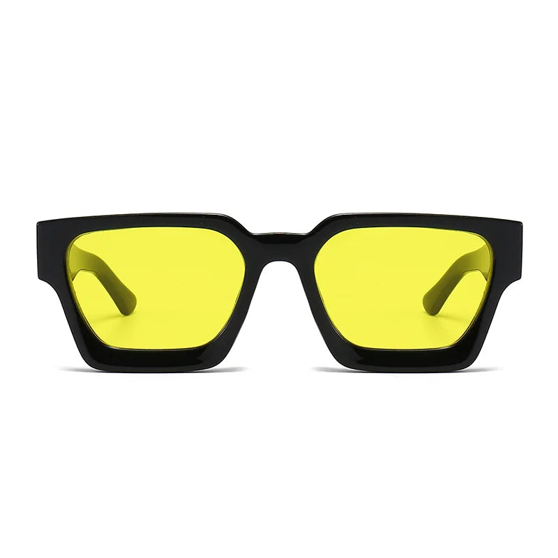 SHAUNA Ins – lunettes de soleil carrées populaires pour femmes et hommes, nuances teintes rétro UV400